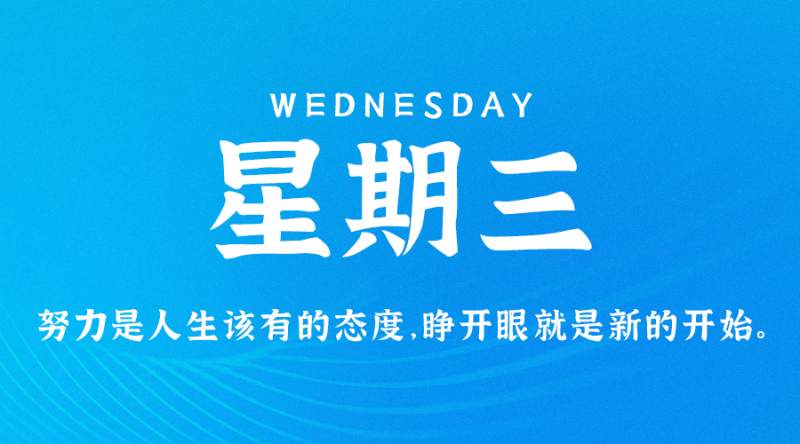 3月1日星期三，在这里每天60秒读懂世界！