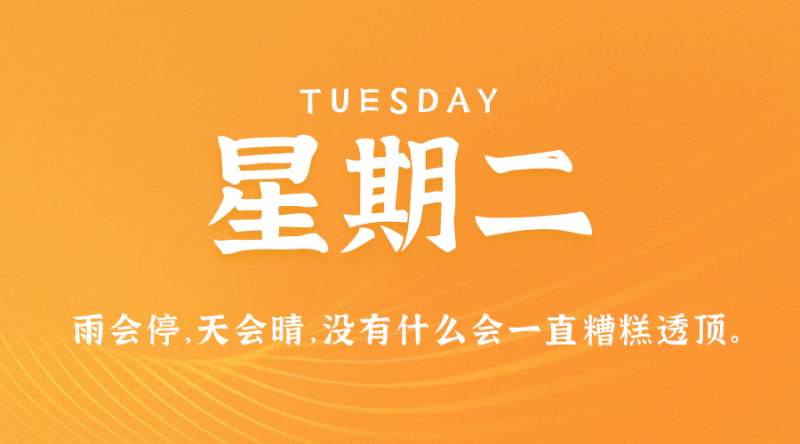 3月14日，星期二，在这里每天60秒读懂世界！
