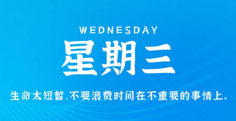 4月12日，星期三，在这里每天60秒读懂世界！