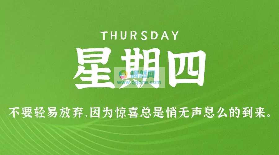 1月15日，星期四，在这里每天60秒读懂世界简报！