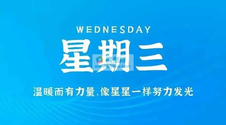 1月28日，星期三，在这里每天60秒读懂世界简报！